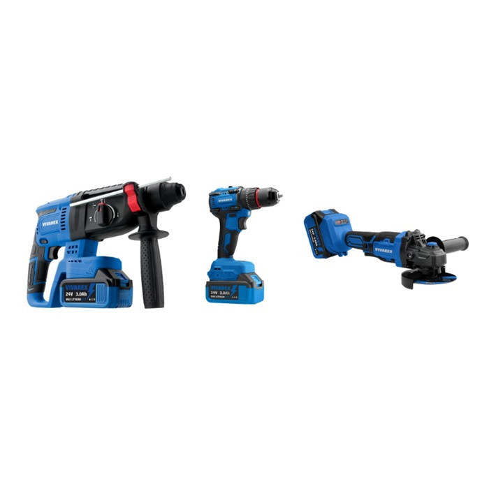 دریل پیچ گوشتی ویوارکس مدل VR2403-BCK مجموعه سه عددی